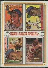 Hank Aaron [Aaron Special 1954-57] Baseball Cards 1974 Topps Prices
