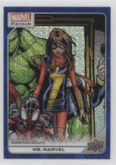 Ms. Marvel [Blue Traxx] #155 Marvel 2023 Upper Deck Platinum Prices