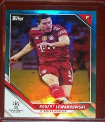 Robert Lewandowski [Aqua] #108 Soccer Cards 2021 Topps UEFA Champions League Prices