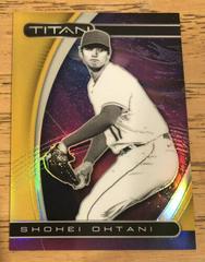 Shohei Ohtani [Gold] #6 Baseball Cards 2021 Panini Chronicles Titan Prices