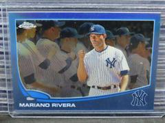Mariano Rivera [Walking Blue Refractor] Baseball Cards 2013 Topps Chrome Prices