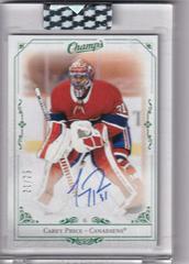 Carey Price [Green] #C-CP Hockey Cards 2020 Upper Deck Clear Cut Champs Autographs Prices