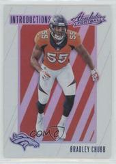 Bradley Chubb #BC Football Cards 2018 Panini Absolute Introductions Prices