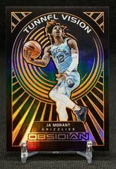 Ja Morant [Orange] #8 Basketball Cards 2021 Panini Obsidian Tunnel Vision Prices