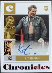 Kit Wilson [Red] #CS-KWL Wrestling Cards 2022 Panini Chronicles WWE Signatures Prices