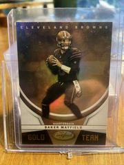 Baker Mayfield #GT-BM Football Cards 2019 Panini Certified Gold Team Prices