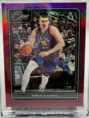 Nikola Jokic [Red] Basketball Cards 2021 Panini One and One Prices