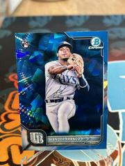 Wander Franco [SP Variation Sapphire] #10 Baseball Cards 2022 Bowman Chrome Prices