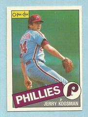 Jerry Koosman #15 Baseball Cards 1985 O Pee Chee Prices