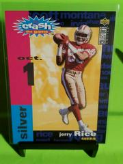 Jerry Rice [Silver] #C22 Football Cards 1995 Collector's Choice Crash the Game Prices
