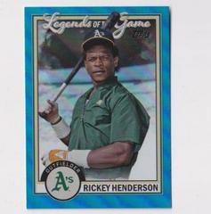 Rickey Henderson [Blue] Baseball Cards 2023 Topps Legends of the Game Prices