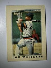 Lou Whitaker Baseball Cards 1988 Topps Mini League Leaders Prices