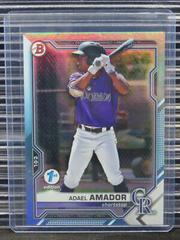 Adael Amador [Sky Blue Foil] #BD-195 Baseball Cards 2021 Bowman Draft 1st Edition Prices