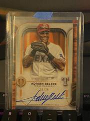 Adrian Beltre #TA-AB Baseball Cards 2022 Topps Tribute Autographs Prices