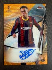 Sergino Dest [Orange Wave Refractor] #FA-SD Soccer Cards 2020 Topps Finest UEFA Champions League Autographs Prices