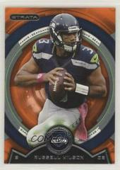 Russell Wilson [Topaz Orange] Football Cards 2013 Topps Strata Prices