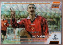 Eric Cantona [Orange Wave] Soccer Cards 2021 Stadium Club Chrome UEFA Champions League Prices