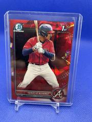 Ignacio Alvarez [Sapphire Red] #BDC-125 Baseball Cards 2022 Bowman Draft Chrome Prices