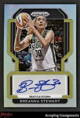 Breanna Stewart [Silver] #SG-BST Basketball Cards 2022 Panini Prizm WNBA Signatures Prices