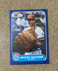 Mickey Hatcher #396 Baseball Cards 1986 Fleer Prices