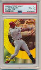 Mark McGwire [Refractor] Baseball Cards 1998 Bowman's Best Prices