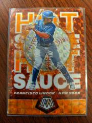 Francisco Lindor [Mosaic] Baseball Cards 2021 Panini Mosaic Hot Sauce Prices