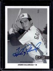 Andres Galarraga [Black & White Autograph] Baseball Cards 2017 Topps Archives Snapshots Prices
