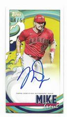 Mike Trout #MA-MT Baseball Cards 2022 Topps Mini Autographs Prices
