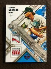 Edward Cabrera Baseball Cards 2022 Panini Diamond Kings DK Materials Prices