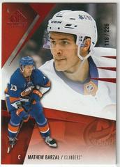 Mathew Barzal [Red] #102 Hockey Cards 2023 SP Game Used Prices