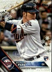 Byung Ho Park [Metallic Snowflake] Baseball Cards 2016 Topps Holiday Prices