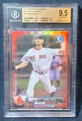 Chris Sale [Red Refractor] #15 Baseball Cards 2017 Bowman Chrome Prices