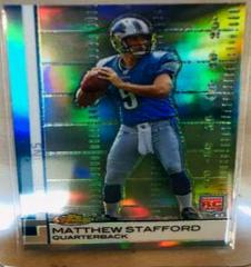 Matthew Stafford [Refractor] Football Cards 2009 Topps Finest Prices