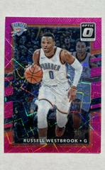 Russell Westbrook [Pink Velocity] #101 Basketball Cards 2017 Panini Donruss Optic Prices