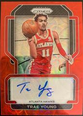 Trae Young [Choice Prizm] #SG-TYG Basketball Cards 2021 Panini Prizm Signatures Prices