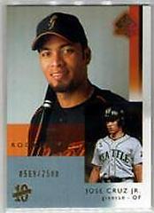 JOSE CRUZ JR #103 Baseball Cards 2003 SP Authentic Prices