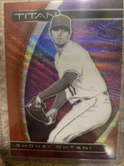 Shohei Ohtani [Ruby Wave] #6 Baseball Cards 2021 Panini Chronicles Titan Prices