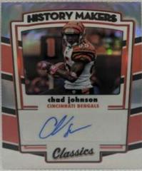 Chad Johnson #HMA-CJ Football Cards 2022 Panini Classics History Makers Autographs Prices