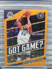 Karl Anthony Towns [Orange Fluorescent] Basketball Cards 2019 Panini Mosaic Got Game Prices