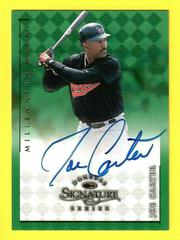 Joe Carter Baseball Cards 1998 Donruss Signature Millennium Marks Prices