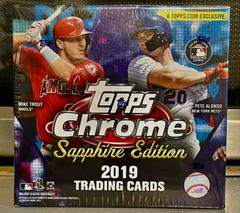 Hobby Box Baseball Cards 2019 Topps Chrome Sapphire Prices