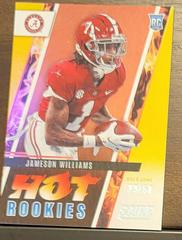 Jameson Williams [Gold Zone] #HR9 Football Cards 2022 Panini Score Hot Rookies Prices