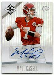 Matt Cassel [Monikers Silver Autograph] #47 Football Cards 2012 Panini Limited Prices