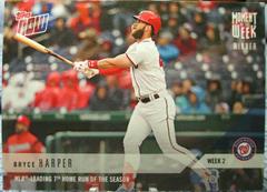 Bryce Harper Baseball Cards 2018 Topps Now Moment of the Week Prices