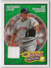 Curt Schilling [Emerald] #26 Baseball Cards 2008 Upper Deck Baseball Heroes Prices