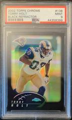 Torry Holt [Black Refractor] #138 Football Cards 2002 Topps Chrome Prices