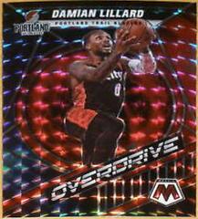 Damian Lillard Basketball Cards 2021 Panini Mosaic Overdrive Prices