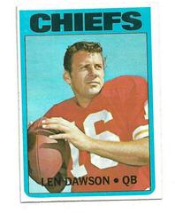 Len Dawson Football Cards 1972 Topps Prices