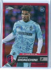 Nicholas Gioacchini [Red] #111 Soccer Cards 2023 Topps Chrome MLS Prices