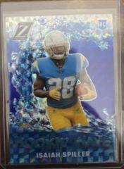 Isaiah Spiller [Blue] Football Cards 2022 Panini Zenith Rookie Wave Prices